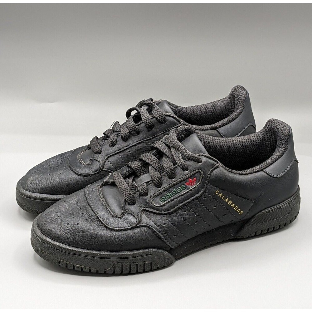 Adidas Yeezy Powerphase Calabasas Core Black Shoes Men Size 5 Women Size 6